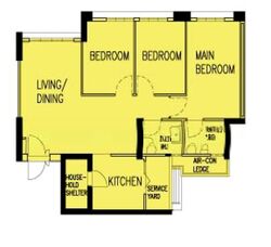 Blk 120A Eastwave @ Canberra (Sembawang), HDB 4 Rooms #559691521